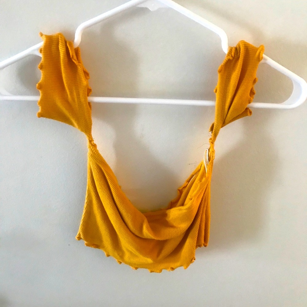Off the shoulder crop top